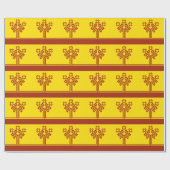 Flagge Tschuwaschiens Geschenkpapier (Flach)