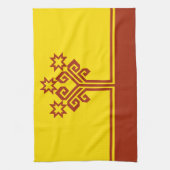 Flagge Tschuwaschiens Geschirrtuch (Vertikal)