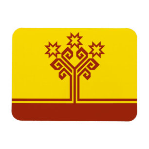 Flagge Tschuwaschiens Magnet