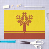 Flagge Tschuwaschiens Seidenpapier (Handwerk)