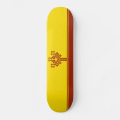 Flagge Tschuwaschiens Skateboard (Vorderseite)