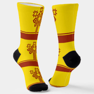 Flagge Tschuwaschiens Socken