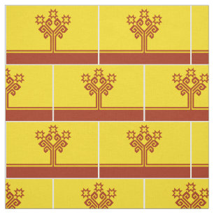 Flagge Tschuwaschiens Stoff
