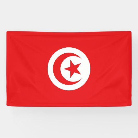 Flagge Tunesiens Banner (Horizontal)