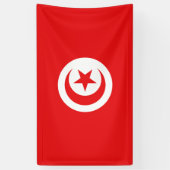 Flagge Tunesiens Banner (Vertikal)