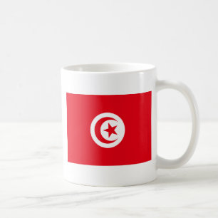 Flagge Tunesiens Kaffeetasse