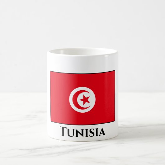 Flagge Tunesiens Kaffeetasse (Mittel)