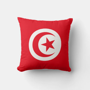 Flagge Tunesiens Kissen
