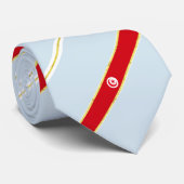 Flagge Tunesiens Krawatte (Gerollt)