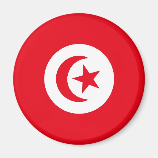 Flagge Tunesiens Magnet (Vorne)