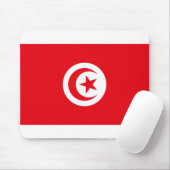 Flagge Tunesiens Mousepad (Mit Mouse)