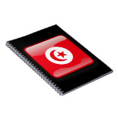 Flagge Tunesiens Notizblock (Rechte Seite)