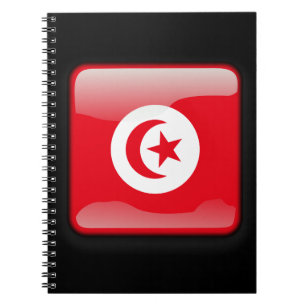 Flagge Tunesiens Notizblock
