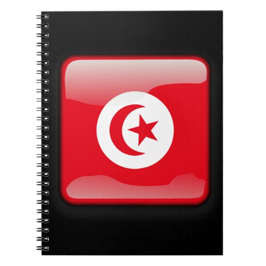 Flagge Tunesiens Notizblock (Vorderseite)
