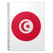 Flagge Tunesiens Notizblock (Vorderseite)