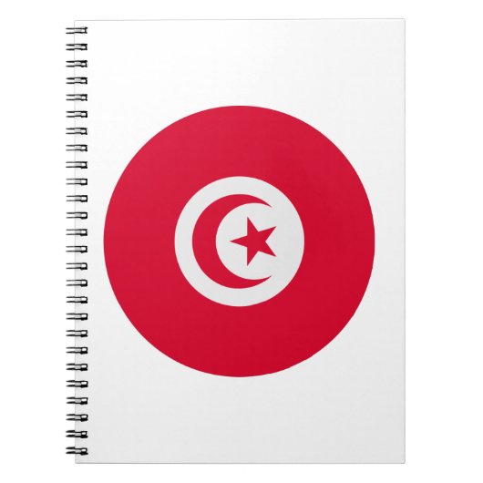 Flagge Tunesiens Notizblock (Vorderseite)