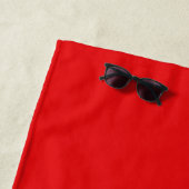 Flagge Tunesiens Strandtuch (Beispiel)