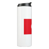 Flagge Tunesiens Thermosbecher (Nach links gedreht)