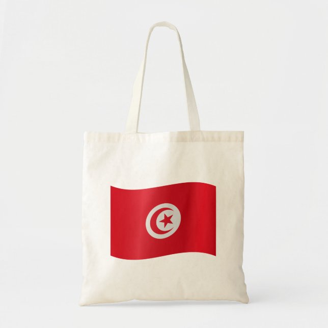 Flagge Tunesiens Tragetasche (Vorne)