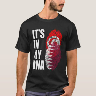 Flagge Tunesiens und Katariens - Mix Heritage DNA T-Shirt