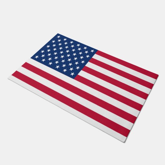 Flagge-Tür-Matte 24" x 6" Fußmatte (Schrägansicht)
