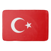 Flagge Türkei Badematte (Vorderseite)