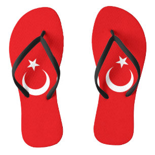 Flagge Türkei Badesandalen