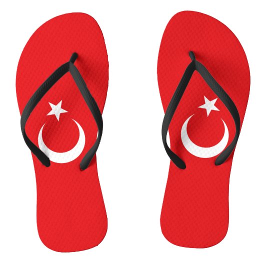 Flagge Türkei Badesandalen (Fußbett)