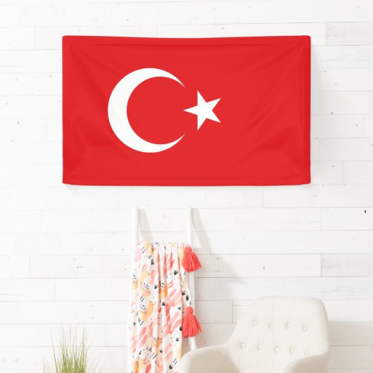 Flagge Türkei Banner (Insitu)