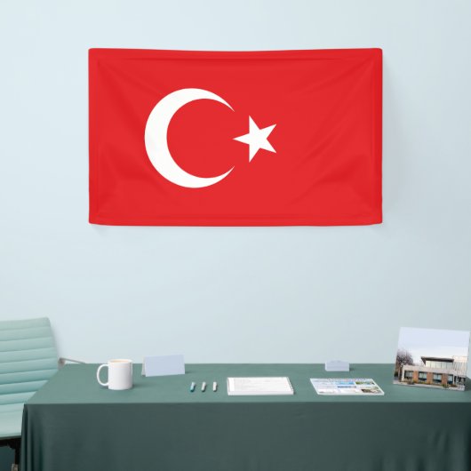Flagge Türkei Banner (Messeveranstaltung)