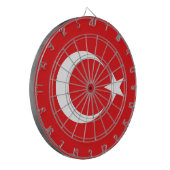 Flagge Türkei Dartscheibe (Vorderseite Links)