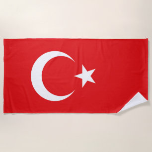 Flagge Türkei Strandtuch