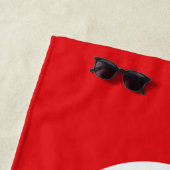 Flagge Türkei Strandtuch (Beispiel)