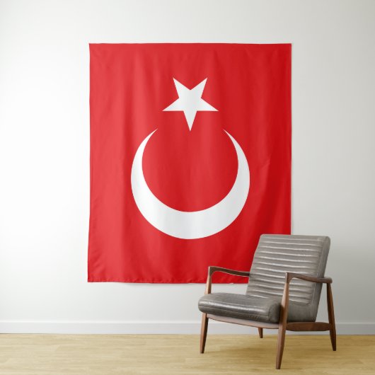 Flagge Türkei Wandteppich (Beispiel)