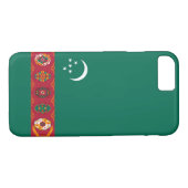 Flagge Turkmenistans Case-Mate iPhone Hülle (Rückseite (Horizontal))