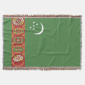 Flagge Turkmenistans Decke (Vorderseite)