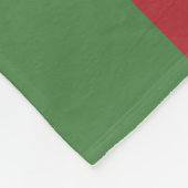 Flagge Turkmenistans Fleecedecke (Ecke)