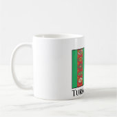 Flagge Turkmenistans Kaffeetasse (Links)