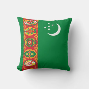 Flagge Turkmenistans Kissen