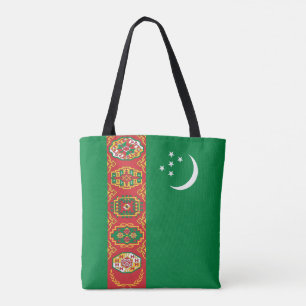 Flagge Turkmenistans Tasche