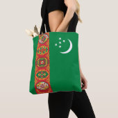 Flagge Turkmenistans Tasche (Von Nahem)