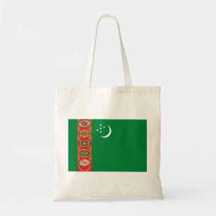 Flagge Turkmenistans Tragetasche