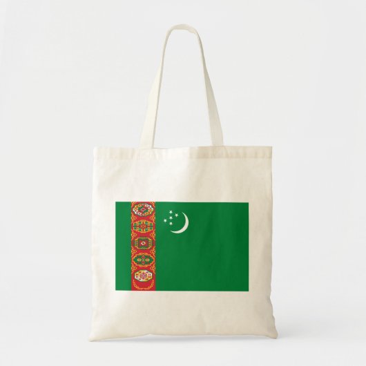 Flagge Turkmenistans Tragetasche (Vorne)