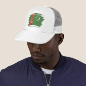 Flagge Turkmenistans Truckerkappe (Beispiel)