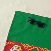 Flagge Turkmenistans (Turkmenien) Strandtuch (Beispiel)