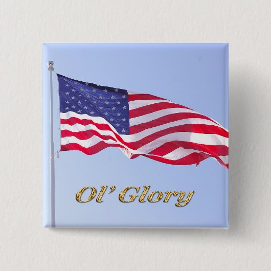 Flagge u s, ol Ruhm Button (Vorderseite)