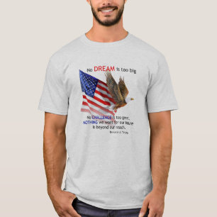 Flagge u. Trumpf-Zitat Eagles Donald J T-Shirt