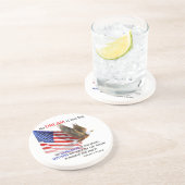 Flagge u. Trumpf-Zitat Eagles Donald J Untersetzer (Seite)