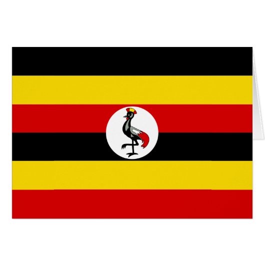 Flagge Ugandas (Vorderseite (Horizontal))