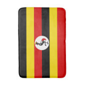 Flagge Ugandas Badematte (Vorderseite Vertikal)